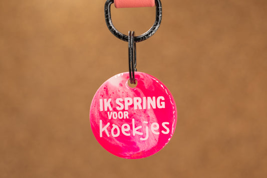 Fun penning - Ik spring voor koekjes