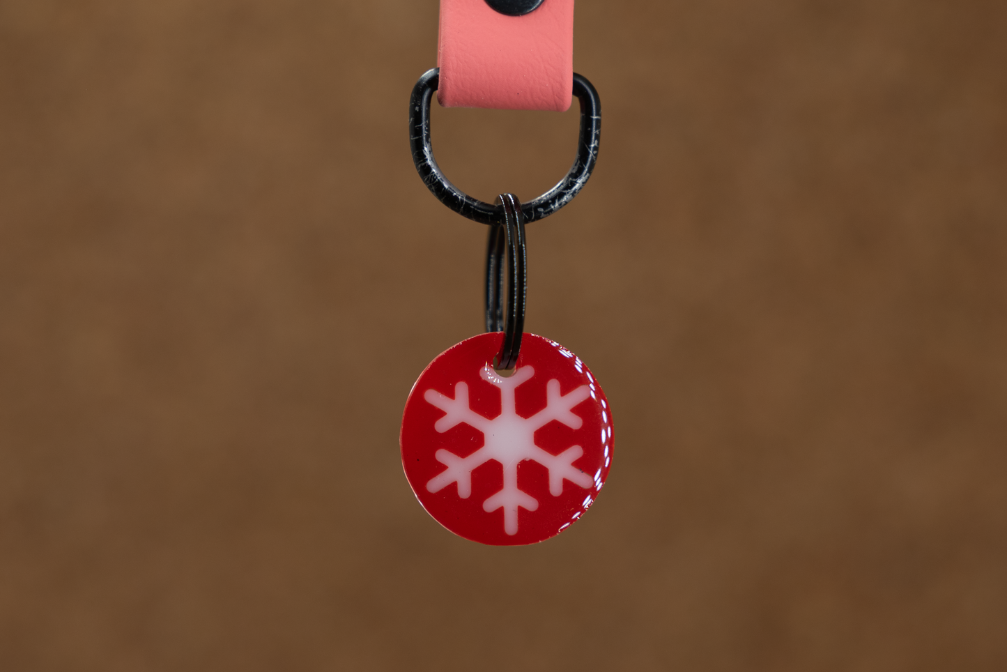 Hondenpenning Snowflake Noel