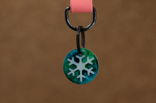 Hondenpenning Snowflake Frost