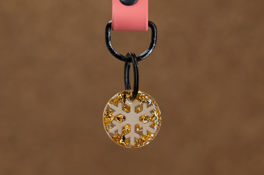 Hondenpenning Snowflake Lumi