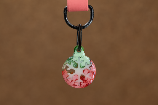 Hondenpenning Snowflake Eve